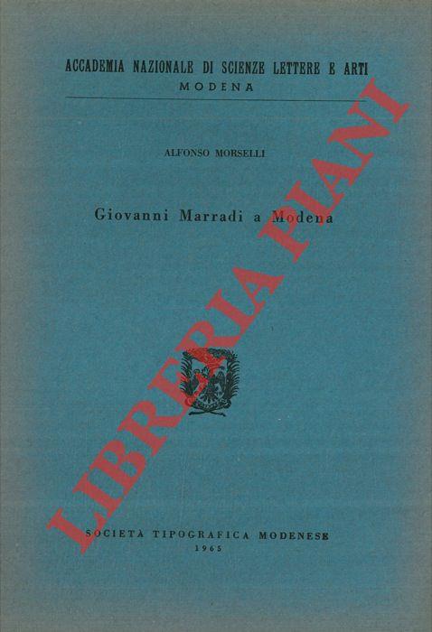 Giovanni Marradi a Modena