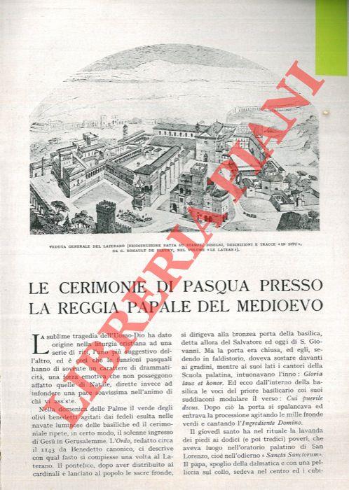 Le cerimonie di Pasqua presso la Reggia Papale del Medioevo