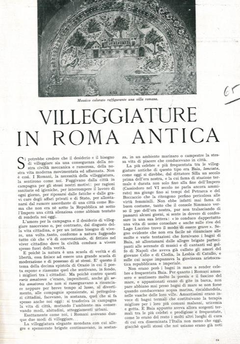 Villeggiature in Roma antica