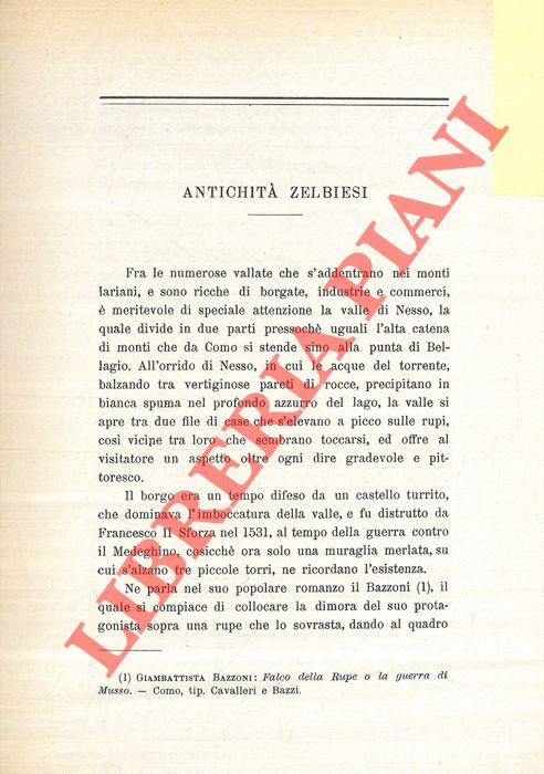 Antichità zelbiesi
