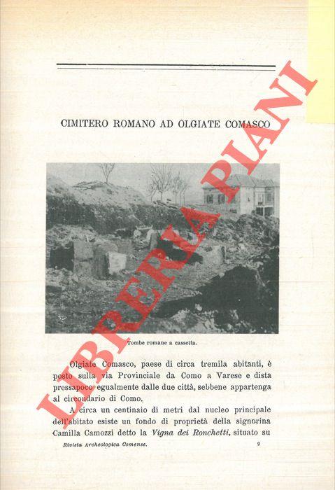 Cimitero romano ad Olgiate