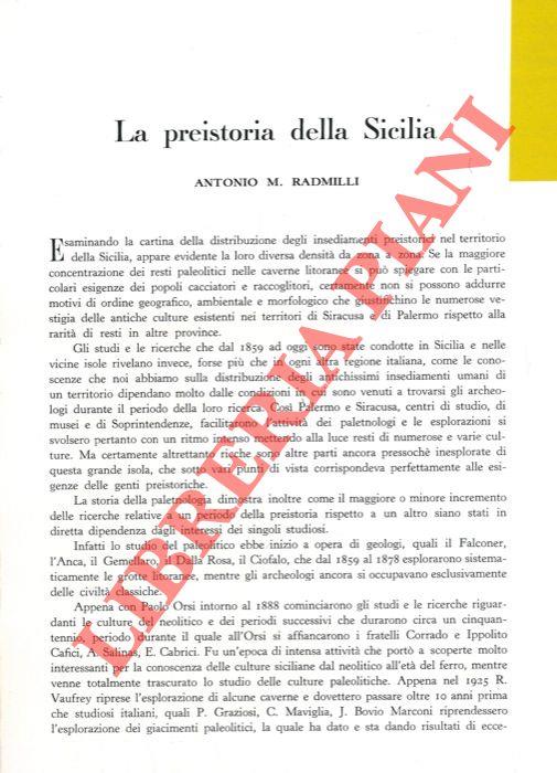 La preistoria della Sicilia