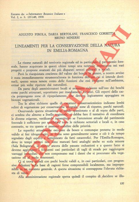 Lineamenti per la conservazione della natura in Emilia Romagna