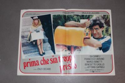 Prima che sia troppo presto