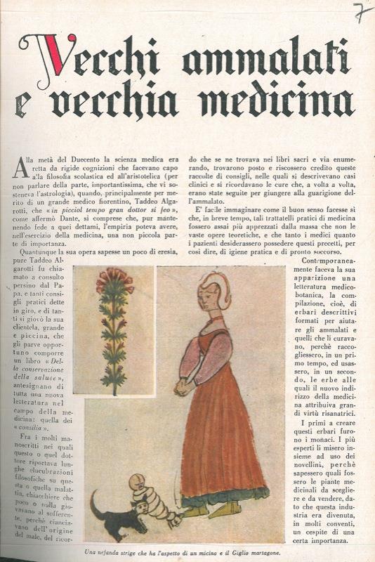 Vecchi ammalati e vecchia medicina
