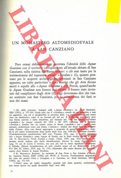 Un monastero altomedioevale a San Canziano