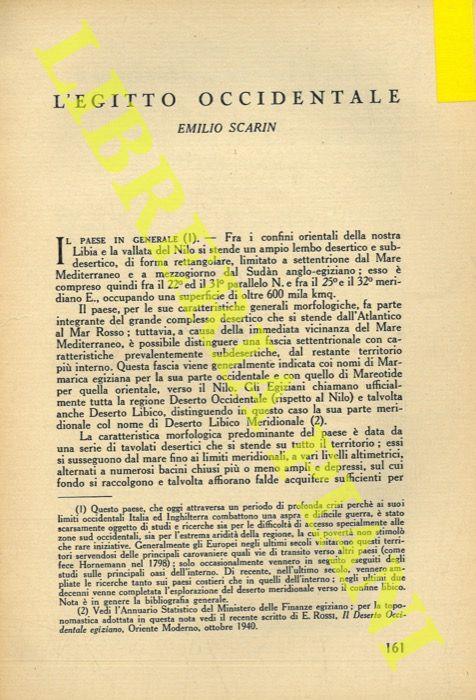L' Egitto occidentale