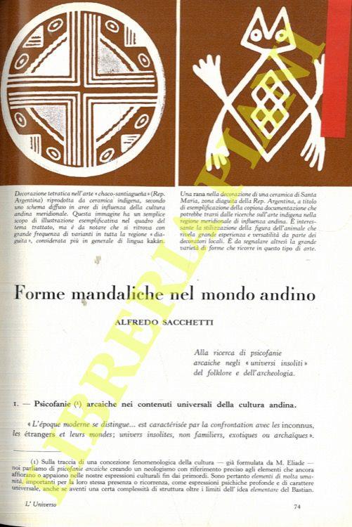 Forme mandaliche nel mondo andino