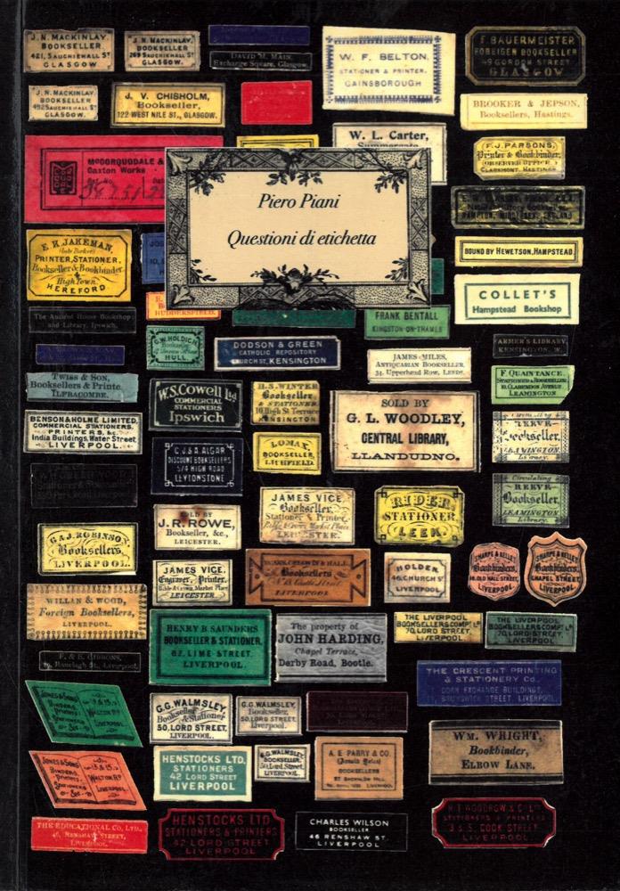 Questioni di etichetta. (Booklabels)