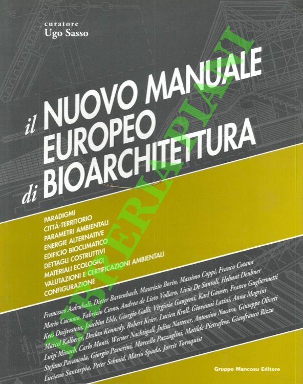 Il nuovo manuale europeo di bioarchitettura
