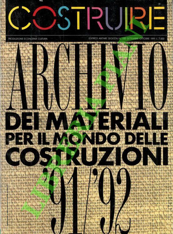 Costruire. Produzione, economia, cultura