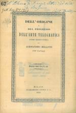 Dell'origine e del progresso dell'arte telegrafica