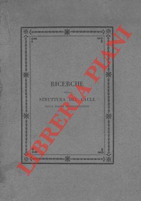 Ricerche sulla struttura del caule nelle piante monocotiledoni - Giuseppe Meneghini - copertina