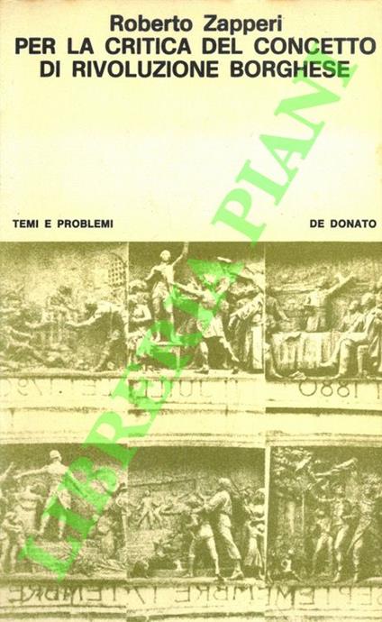 Per la critica del concetto di Rivoluzione borghese - copertina