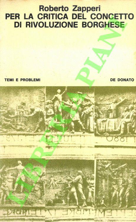 Per la critica del concetto di Rivoluzione borghese - copertina