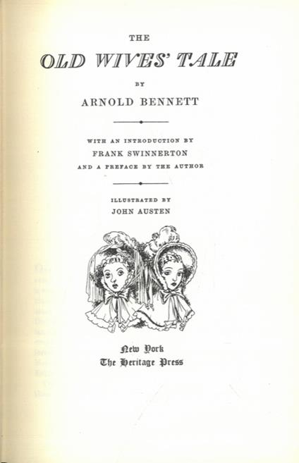 The Old Wives' Tale - Arnold Bennett - copertina