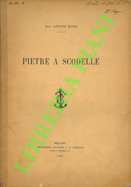 Pietre a scodelle - Antonio Magni - copertina