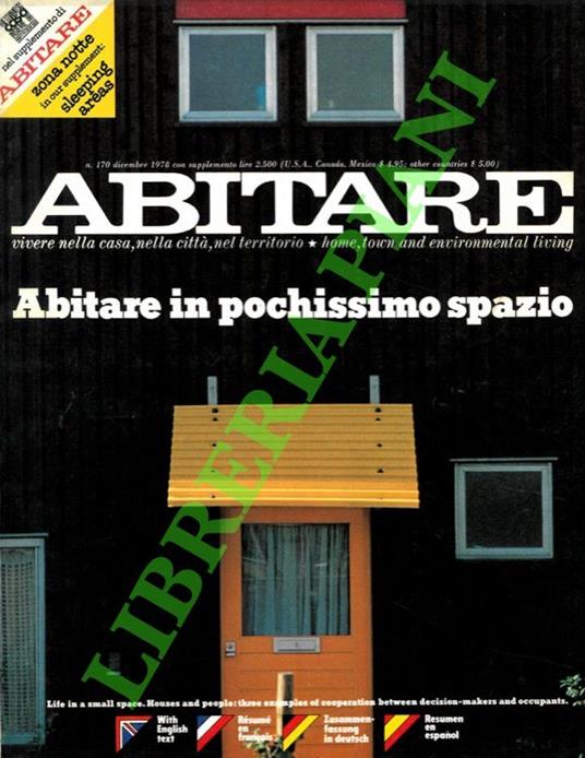 Abitare. Vivere nella casa, nella città, nel territorio. 1978 - copertina