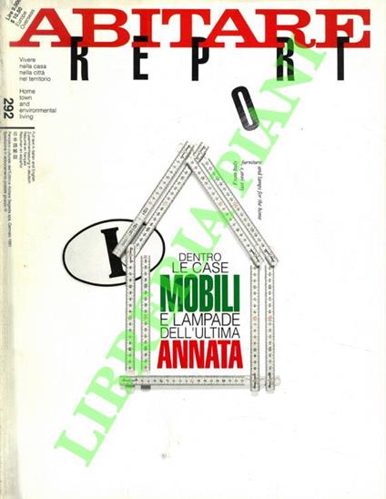 Abitare. Vivere nella casa, nella città, nel territorio. 1991 - copertina