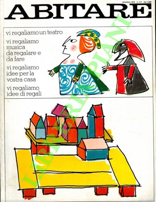 Abitare. Vivere nella casa, nella città, nel territorio. 1972 - copertina