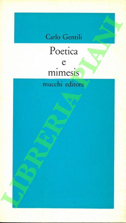 Poetica e mimesis - copertina