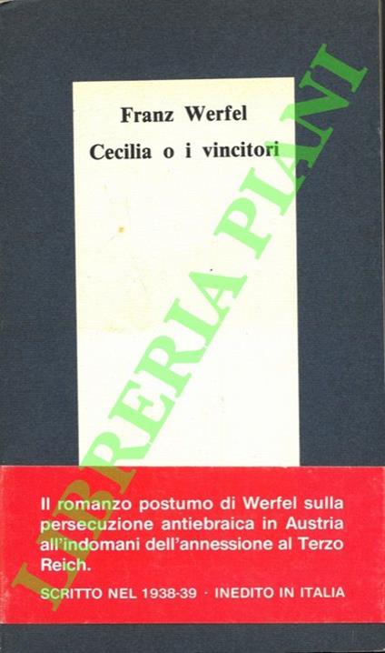 Cecilia o i vincitori - Franz Werfel - copertina