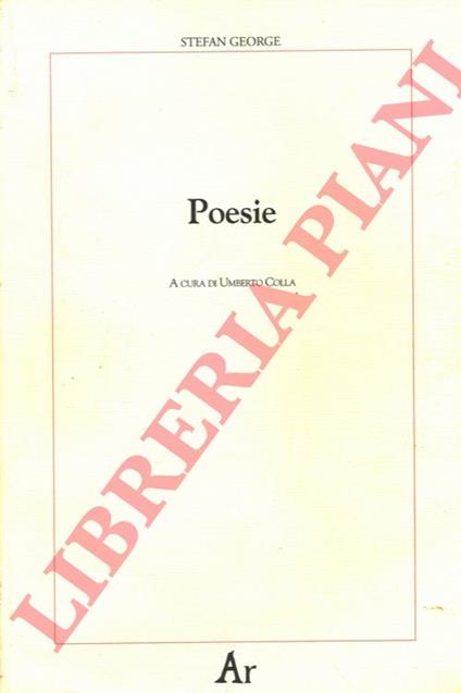 Poesie - Stefan George - copertina