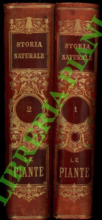 La vita delle piante. Vol. I: Forma e vi_x000D_ta delle piante. Vol. II: Storia delle piante coll'aggiunta di un catalogo sistematico delle principali piante utili del Prof. L. Moschen - A. Kerner di Marilaun - copertina