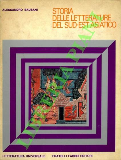 Storia delle letterature del Sud-Est asiatico - Alessandro Bausani - copertina