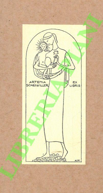 Exlibris Artemia Scheiwiller - Adolfo Wildt - copertina