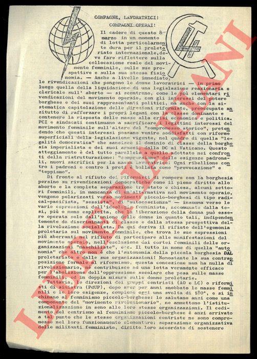 Aborto libero e gratuito - Contro la schiavitù della donna nella famiglia ... - copertina