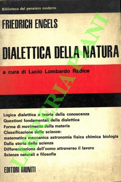 Dialettica della natura - Friedrich Engels - copertina