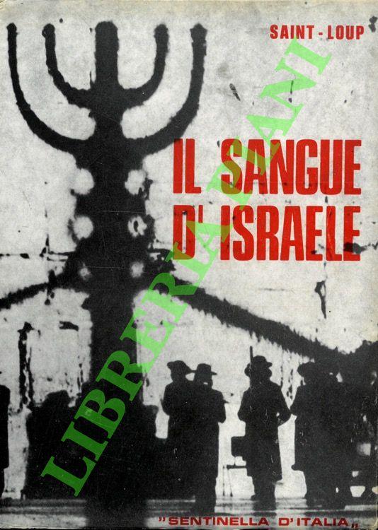 Il sangue d'Israele - copertina