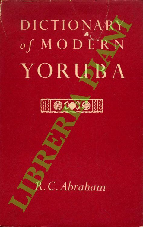 Dictionary of Modern Yoruba - copertina
