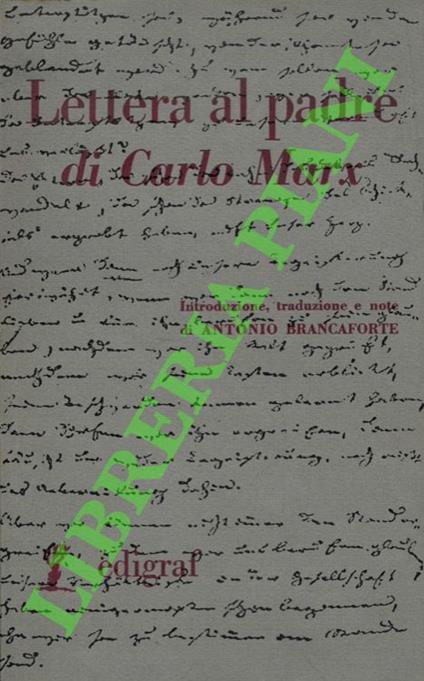 Lettera al padre - copertina