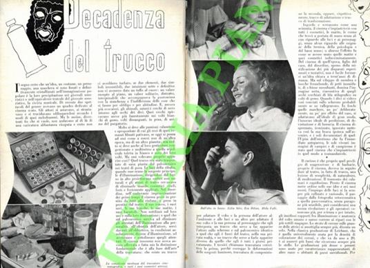 Decadenza del trucco - Sandro De Feo - copertina