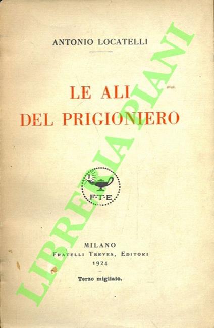 Le ali del prigioniero - copertina