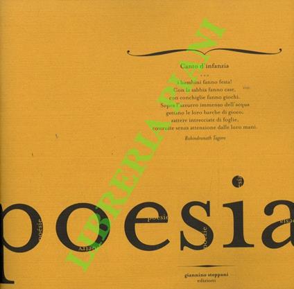 Poesia - copertina