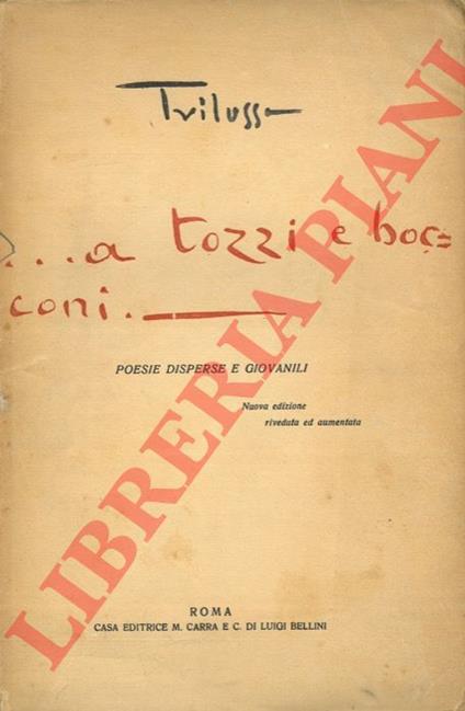 ... a tozzi e bocconi - Trilussa - copertina