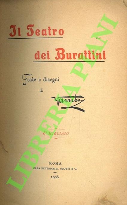 Il teatro dei burattini - Yambo - copertina