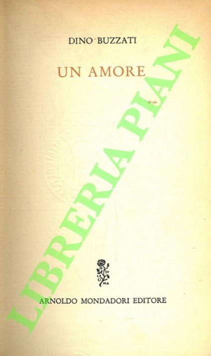 Un amore - Dino Buzzati - copertina