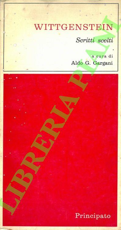 Scritti scelti - copertina