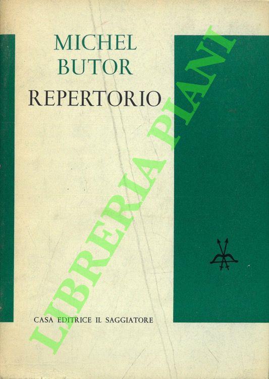 Repertorio. Studi e conferenze 1948-1959 - Michel Butor - copertina