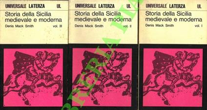 Storia della Sicilia medievale e moderna - Denis Mack Smith - copertina