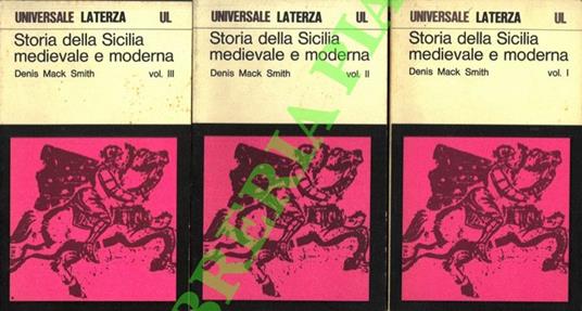 Storia della Sicilia medievale e moderna - Denis Mack Smith - copertina