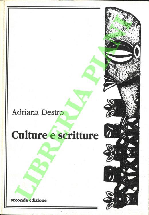 Culture e scritture - copertina