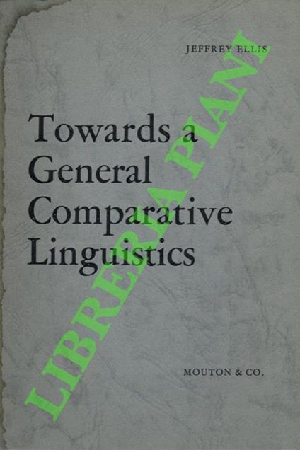 Towards a General Comparative Linguistics - copertina