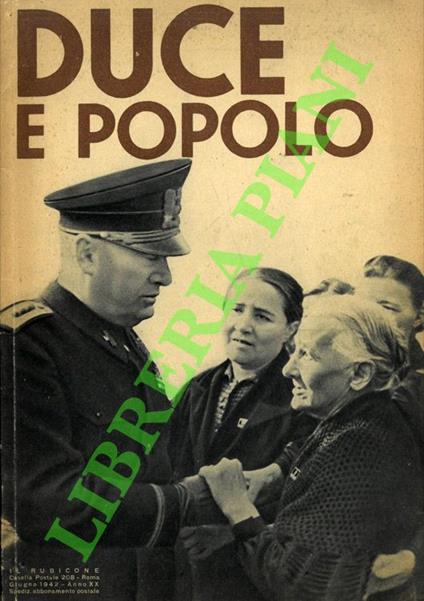 Duce e popolo - Giuseppe Massani - copertina