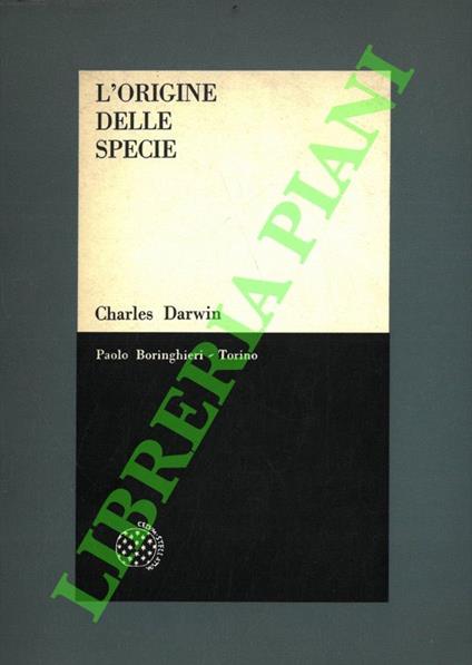 L' origine della specie - Darwin Charles - copertina