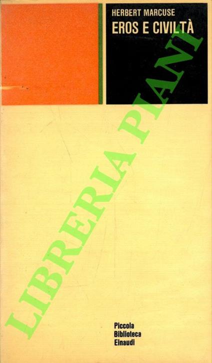 Eros e civiltà - Herbert Marcuse - copertina